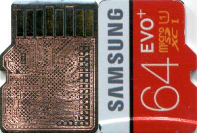 Samsung EVO pinout and solution