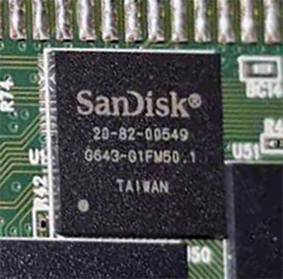 Solution model for Sandisk 20-82-00549
