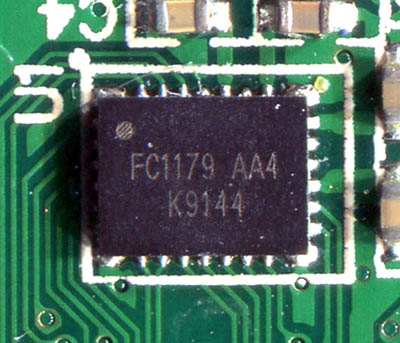 Controller pinout for FC1179 AA4
